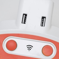 Бра с розетками "Модерни" LED 5Вт бело-оранжевый 15,5х3,4х42 см Бра с розетками "Модерни" LED 5Вт бело-оранжевый 15,5х3,4х42 см