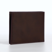 Портмоне мужское без застёжки, отдел для карт, монет, цвет коричневый Портмоне мужское без застёжки, отдел для карт, монет, цвет коричневый