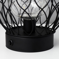 Ночник "Монта" LED от батареек 3хАА черный 17,5х17,5х19,5 см RISALUX Ночник "Монта" LED от батареек 3хАА черный 17,5х17,5х19,5 см RISALUX