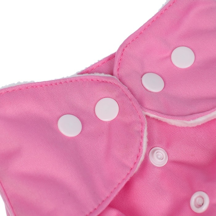 Многоразовый подгузник «Самая красивая», 3-15 кг, цвет розовый, Крошка Я Многоразовый подгузник «Самая красивая», 3-15 кг, цвет розовый, Крошка Я