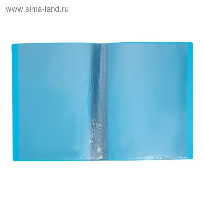 Папка А4, 10 прозрачных файлов, 400 мкм, МИКС