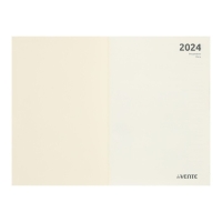 Ежедневник датированный 2024 A5 176 листов, deVENTE.Symbol, твёрдая обложка из искусственной кожи, тиснение фольгой, ляссе, кремовый блок 70 г/м2, чёрный