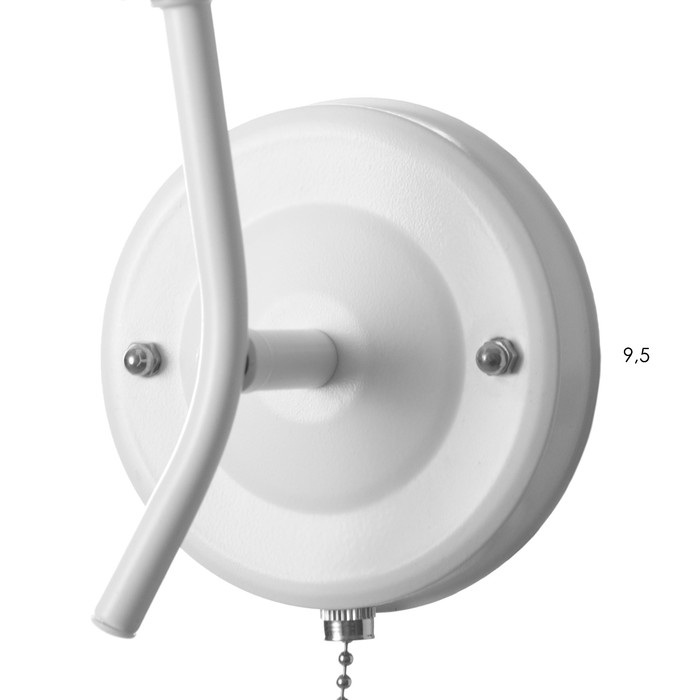 Бра Бра "Онлайн" (цил.) 1х15Вт Е27 МОДЕЛЬ:BR 02074 белый 10,5х15х27см