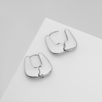 Серьги металл &laquo;Богема&raquo; вестница, цвет серебро