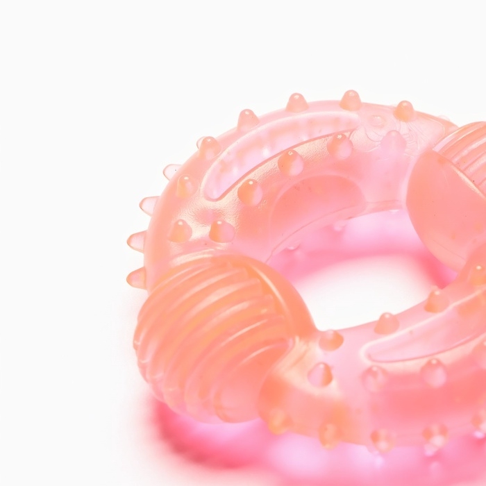 Игрушка для собак жевательная светящаяся в темноте &laquo;Шестеренка&raquo;, 8 х 7.5 см