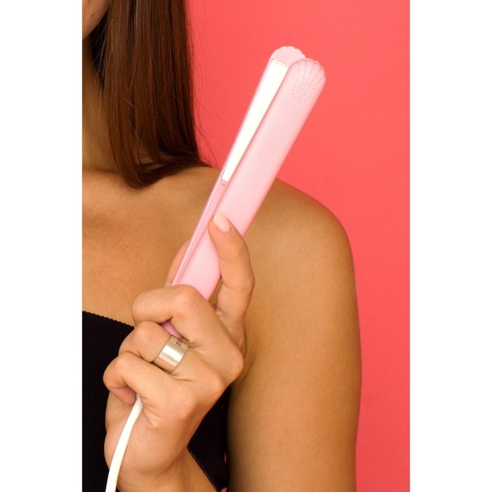 Выпрямитель Luazon LW-27, мини, 25 Вт, керамическое покрытие, 180°C, розовый Выпрямитель Luazon LW-27, мини, 25 Вт, керамическое покрытие, 180°C, розовый