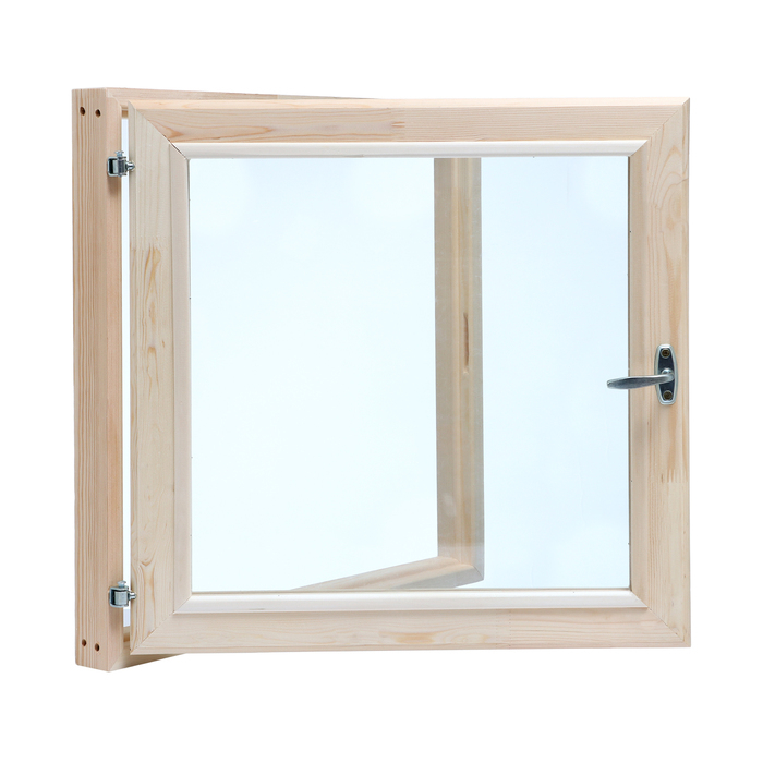 Окно, 60&times;60см, двойное стекло ХВОЯ