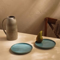 Набор тарелок фарфоровых SL Home &laquo;Аззура&raquo;, d=20,3 см, цвет бирюзовый