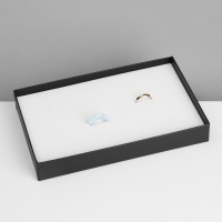 Подставка для украшений «Шкатулка» 36 мест, 21,5×13,5×3 см, цвет чёрно-белый Подставка для украшений «Шкатулка» 36 мест, 21,5×13,5×3 см, цвет чёрно-белый