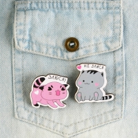 Значки деревянные &laquo;Я буду тебя бесить&raquo;, 2 шт.