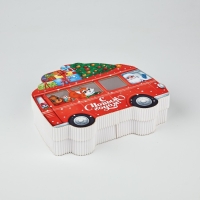 Коробка подарочная «Весёлая компания», 21 х 18 х 5 см, Новый год Коробка подарочная «Весёлая компания», 21 х 18 х 5 см, Новый год