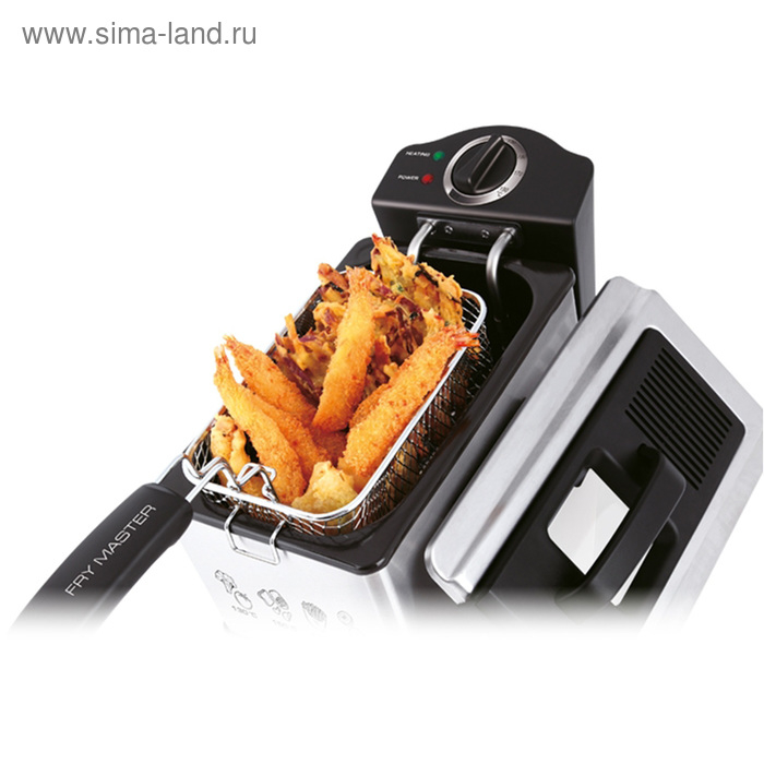 Фритюрница Centek CT-1431, 1800 Вт, 3.5 л, серебристая Фритюрница Centek CT-1431, 1800 Вт, 3.5 л, серебристая