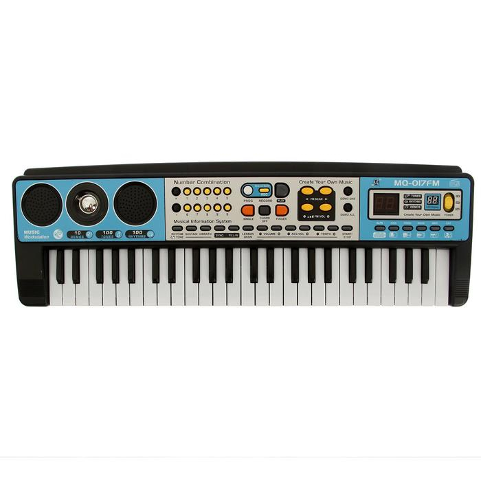 Синтезатор &laquo;Музыкальный взрыв&raquo;, 49 клавиш с радио, работает от батареек