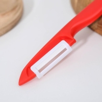 Овощечистка керамическая Доляна &laquo;Венеция&raquo;, 17 см, цвет МИКС