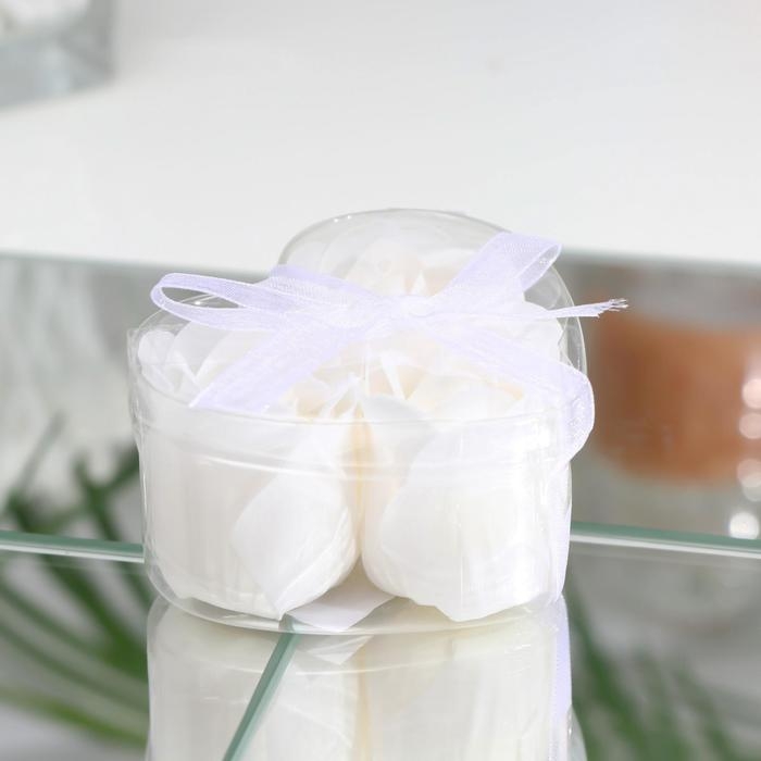 Мыльные розочки, белые, набор 3 шт.