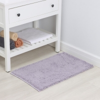 Коврик для дома LaDо́m, букли, ворс 2,5 см, плотность 1400 г, 50&times;80 см, цвет сиреневый