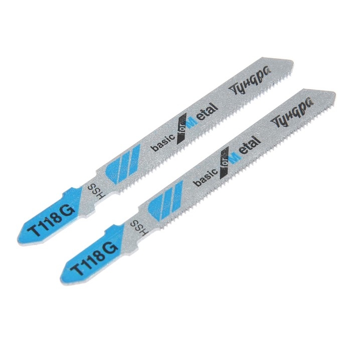 Пилки для лобзиков ТУНДРА, по металлу, прямой рез, HSS, 50/75 х 0.8 мм, 2 шт. Пилки для лобзиков ТУНДРА, по металлу, прямой рез, HSS, 50/75 х 0.8 мм, 2 шт.