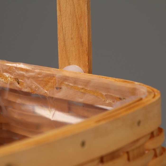 Корзина плетеная, 18 x 13 x 11/23,5 см, секвойя Корзина плетеная, 18 x 13 x 11/23,5 см, секвойя