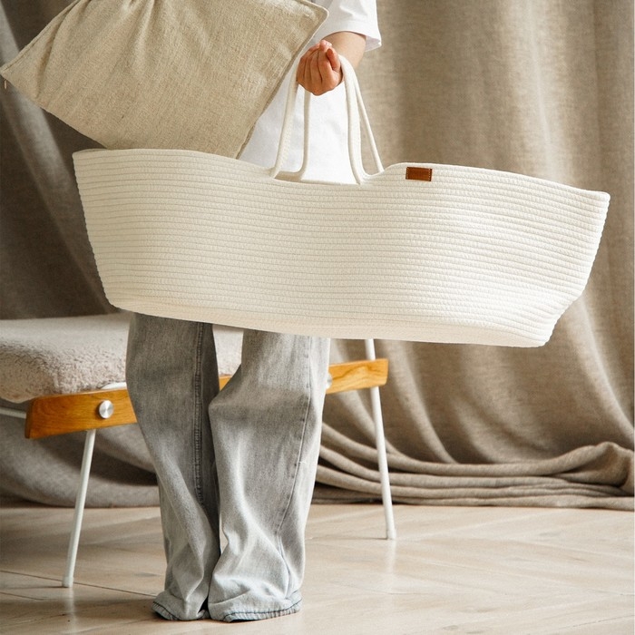 Корзина для хранения плетёная ручной работы SL Home, 70&times;40&times;24 см