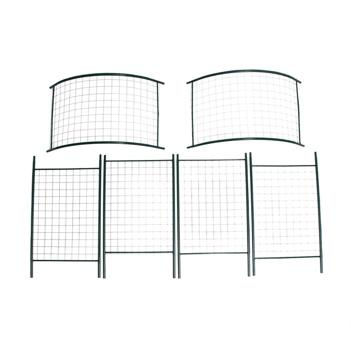 Арка садовая, разборная, 230 &times; 125 &times; 50 см, металл, зелёная, &laquo;Сетка&raquo;, Greengo