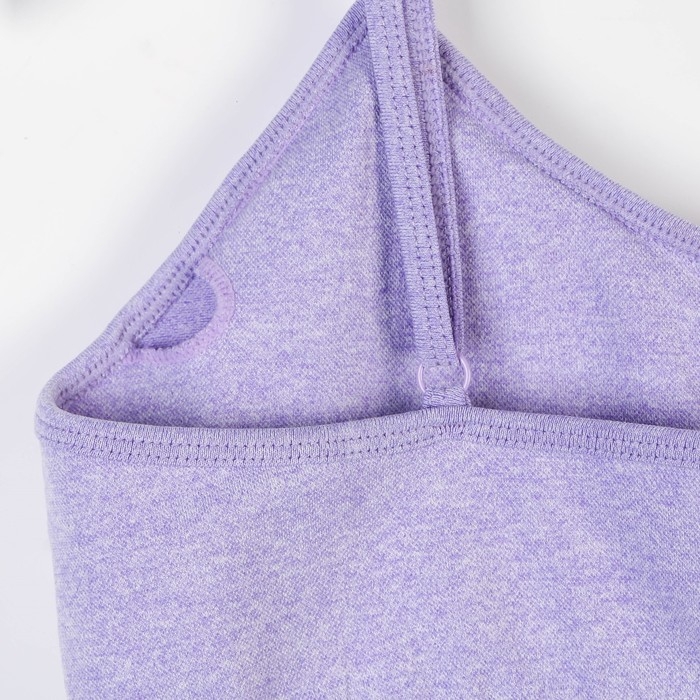 Топ женский спортивный меланж, цвет лаванда, SL Russian Brand, р-р L Топ женский спортивный меланж, цвет лаванда, SL Russian Brand, р-р L