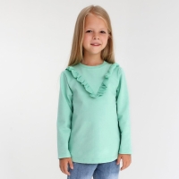 Свитшот для девочки KAFTAN "Basic line" размер 32 (110-116), цвет мята Свитшот для девочки KAFTAN "Basic line" размер 32 (110-116), цвет мята