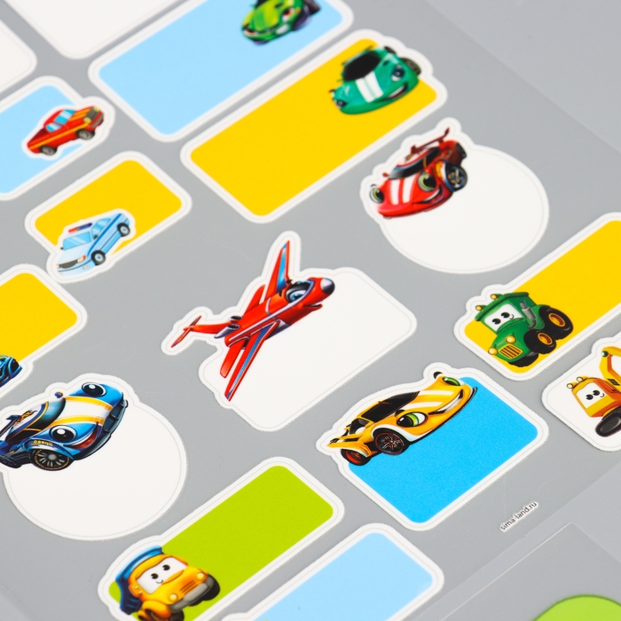 Термобирки для одежды. Набор именных термонаклеек для маркировки детских вещей «Самому быстрому», 54 шт Термобирки для одежды. Набор именных термонаклеек для маркировки детских вещей «Самому быстрому», 54 шт