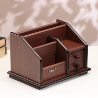 Органайзер 4 секции, 2 выдвижных ящика, серия Орех с кантом темным, микс 14*19 Органайзер 4 секции, 2 выдвижных ящика, серия Орех с кантом темным, микс 14*19