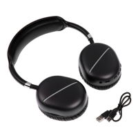 Наушники AKZ MAX10, беспроводные, полноразмерные, микрофон, подсветка, чёрные Наушники AKZ MAX10, беспроводные, полноразмерные, микрофон, подсветка, чёрные