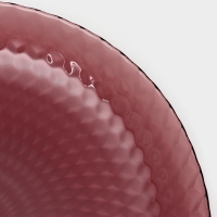 Тарелка плоская стеклянная &laquo;Идиллия&raquo;, d=25 см, цвет лилак