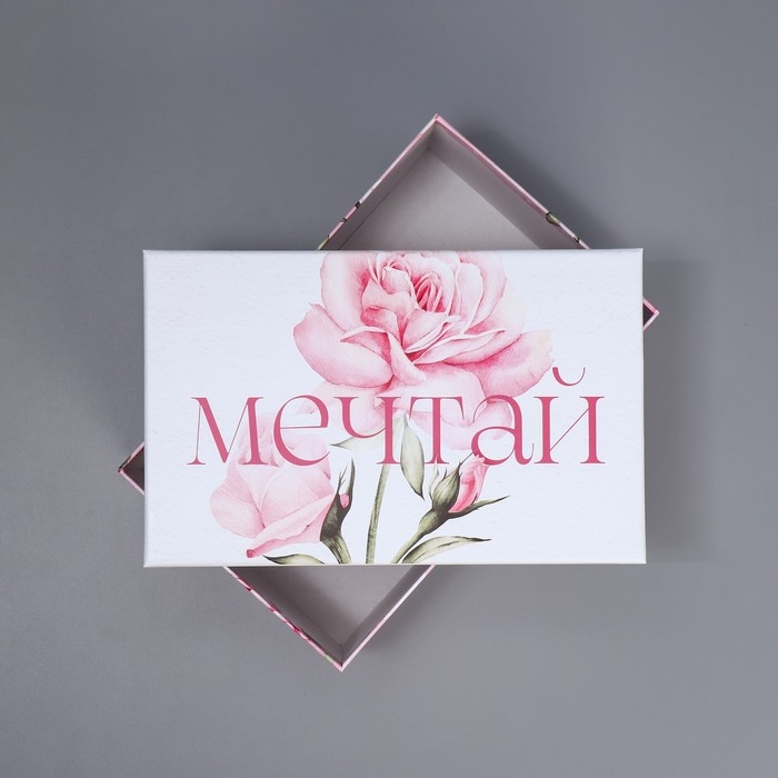 Набор коробок 5 в 1, упаковка подарочная, &laquo;Цветы&raquo;, 22 х 14 х 8.5‒ 32.5 х 20 х 12.5 см