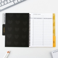 Планер с разделителями &laquo;Проект&raquo;, мягкая обложка, формат А5, 50 листов