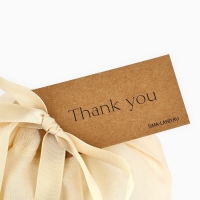 Мешок из хлопка «Спасибо», 13 × 18 см Мешок из хлопка «Спасибо», 13 × 18 см