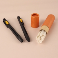 Набор ручек и сменных воск.мелков для ткани в кейсе 20шт ( наб цена за наб) блистер ТР