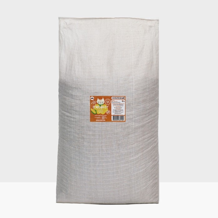Наполнитель для кошачьего туалета "ОМОЙКОТ" кукурузная гранула 6 мм. 30 кг.