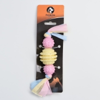 Игрушка жевательная Пижон Premium на верёвке, 3 элемента, термопластичная резина, микс Игрушка жевательная Пижон Premium на верёвке, 3 элемента, термопластичная резина, микс