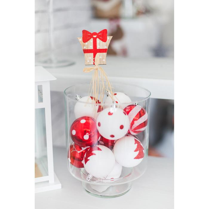 Ваза Ваза "Лола" 20х17см, (высота ножки 4см) 1,3л прозрачная