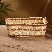 Корзина плетеная 30x22x11 см, ротанг