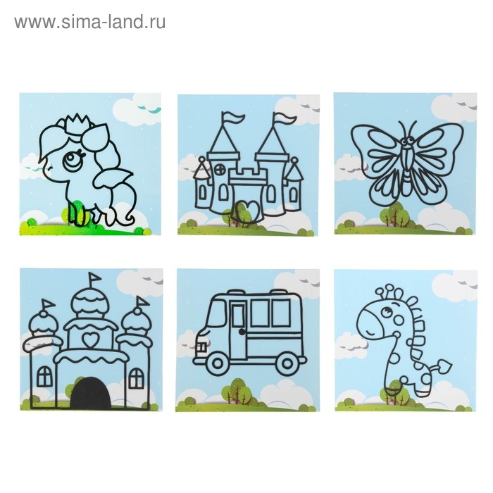 Аппликация &laquo;Веселье&raquo; подставка, стразы, МИКС