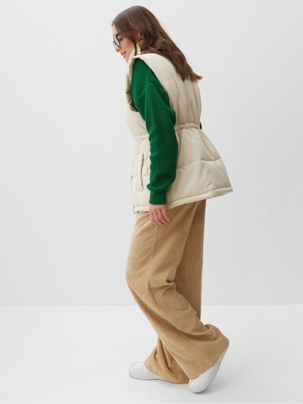 Жилет женский демисезонный MIST, размер S, молочный