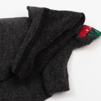 Носки женские укороченные MINAKU «Вишня», цвет графит, размер 36-39 (23-25 см) Носки женские укороченные MINAKU «Вишня», цвет графит, размер 36-39 (23-25 см)