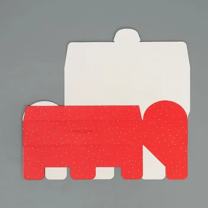 Коробка под кекс &laquo;С Новым годом&raquo;, акварель, 9 х 9 х 24.5 см