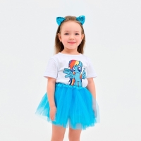 Юбка для девочки с ободком &laquo;Радуга Дэш&raquo;, My Little Pony