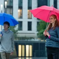 Зонт-трость Promo, синий