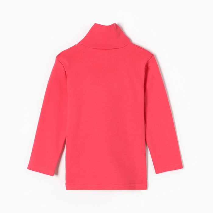 Водолазка для девочек, цвет малиновый, рост 86 см