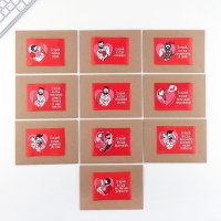 Конверты с наклейками, набор &laquo;Открой, когда...&raquo;, (Парочка), 10шт., 16 х 11,5 см.