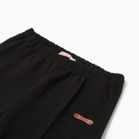 Леггинсы для девочки, цвет чёрный, рост 140 см