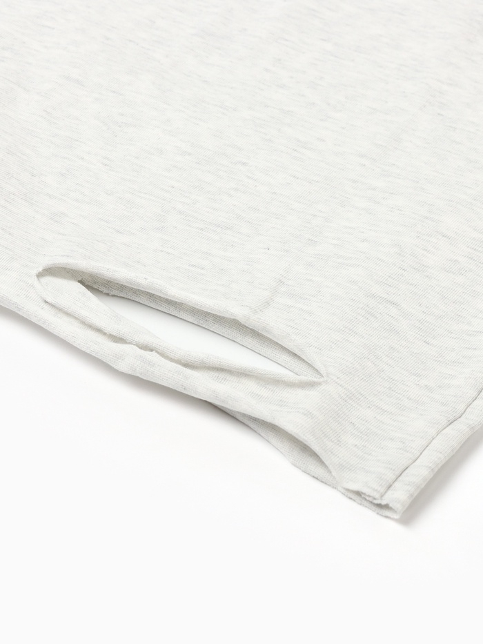 Футболка с длин. рукавом женский MINAKU: One Most Brand, цвет серый-меланж, ONESIZE