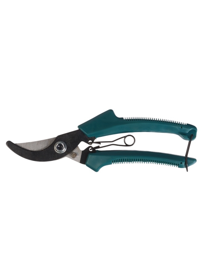 Секатор плоскостной, 8" (20 см), с пластиковыми ручками, Greengo