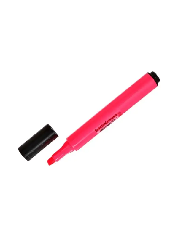 Маркер текстовыделитель ErichKrause Visioline V-17, 0.6-4.5 мм, чернила на водной основе, розовый